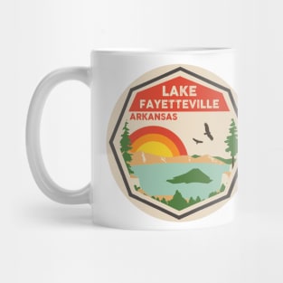 Lake Fayetteville Arkansas Colorful Mug